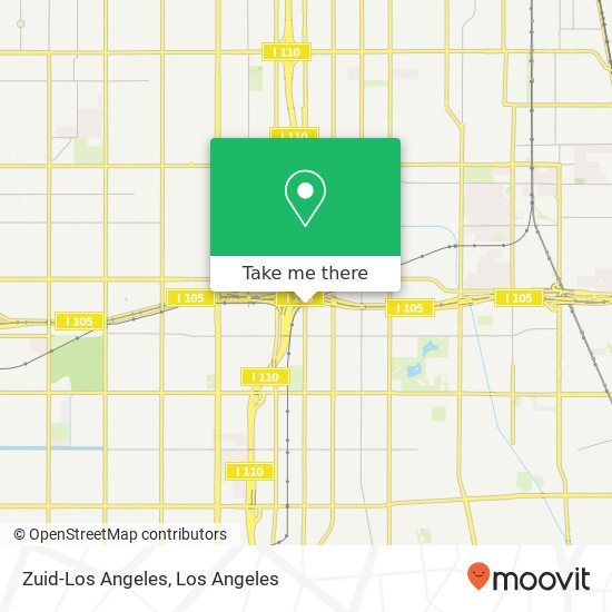 Zuid-Los Angeles map