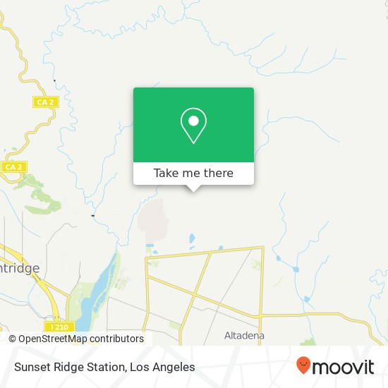 Mapa de Sunset Ridge Station