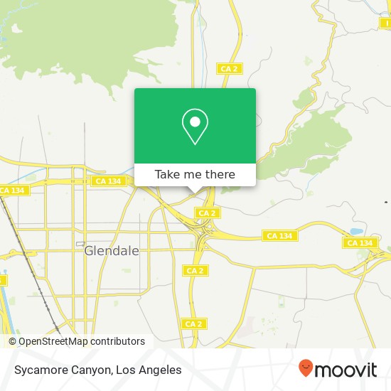 Sycamore Canyon map