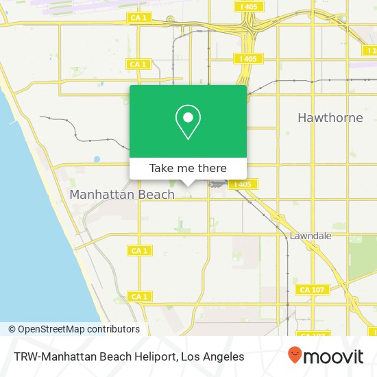 Mapa de TRW-Manhattan Beach Heliport