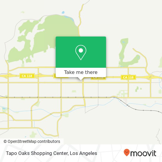 Mapa de Tapo Oaks Shopping Center