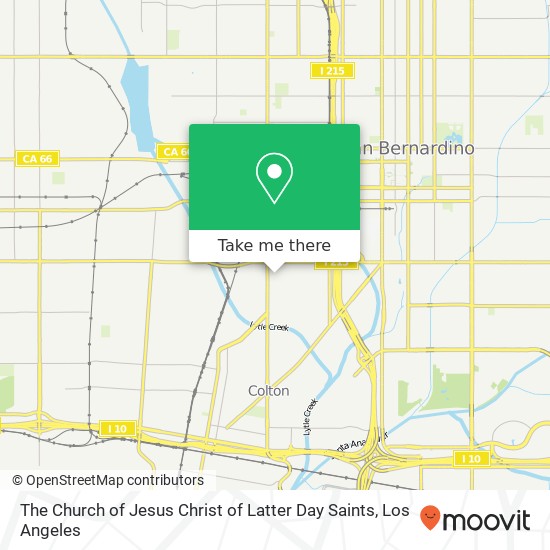 The Church of Jesus Christ of Latter Day Saints map