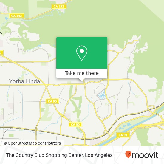 The Country Club Shopping Center map