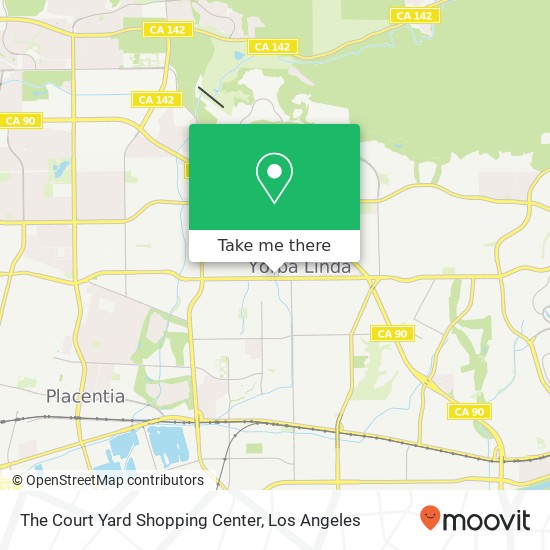 Mapa de The Court Yard Shopping Center