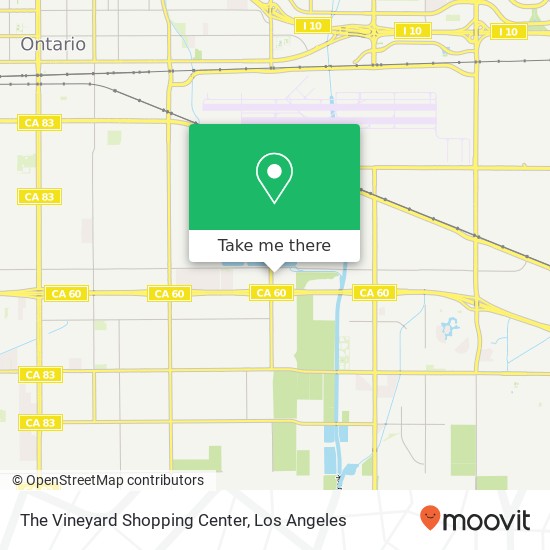 The Vineyard Shopping Center map