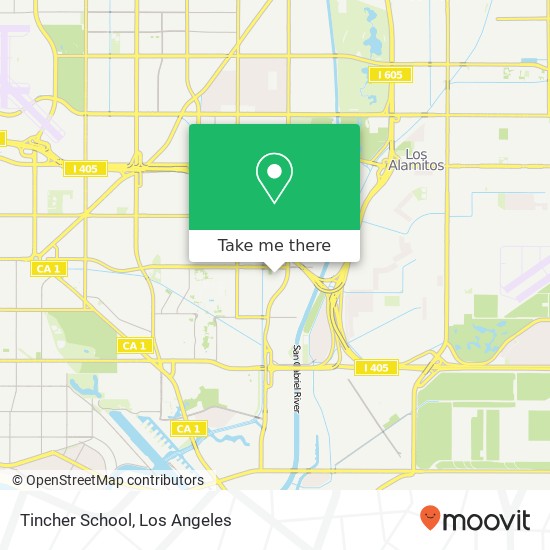 Tincher School map