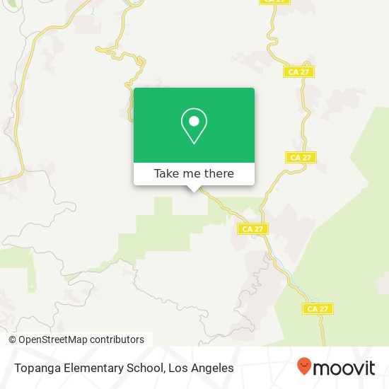 Mapa de Topanga Elementary School