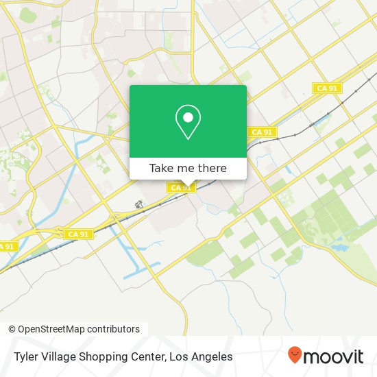 Mapa de Tyler Village Shopping Center