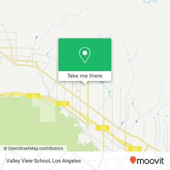 Mapa de Valley View School