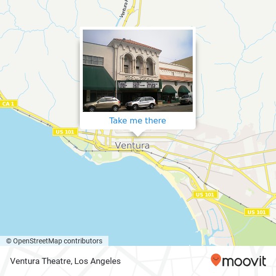 Ventura Theatre map