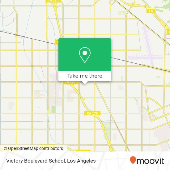 Victory Boulevard School map