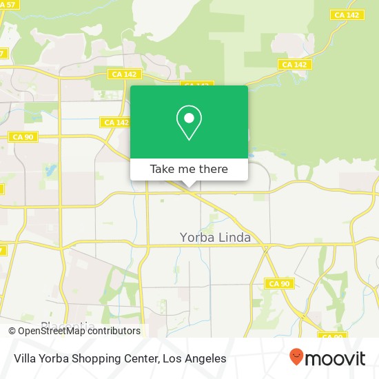 Villa Yorba Shopping Center map