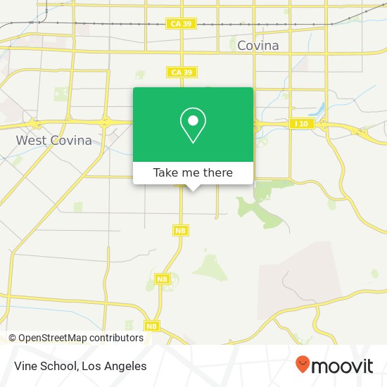 Vine School map