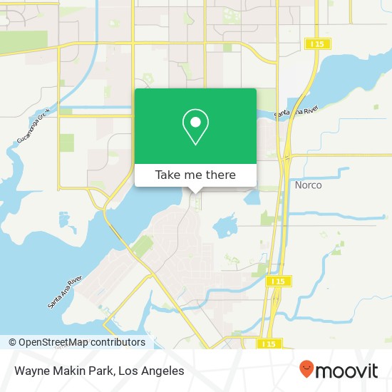Mapa de Wayne Makin Park