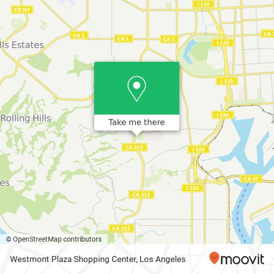 Mapa de Westmont Plaza Shopping Center