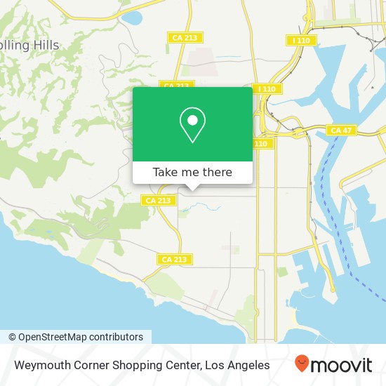 Mapa de Weymouth Corner Shopping Center