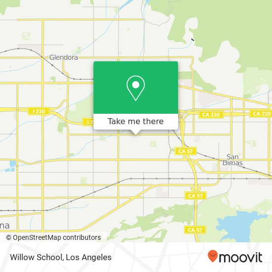 Willow School map
