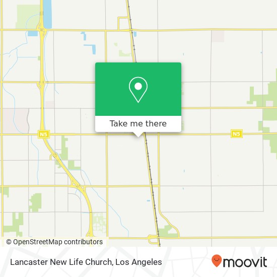 Lancaster New Life Church map