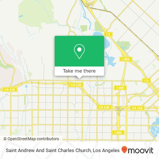 Saint Andrew And Saint Charles Church map