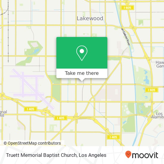 Truett Memorial Baptist Church map