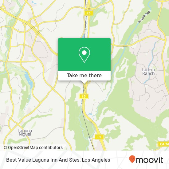 Best Value Laguna Inn And Stes map