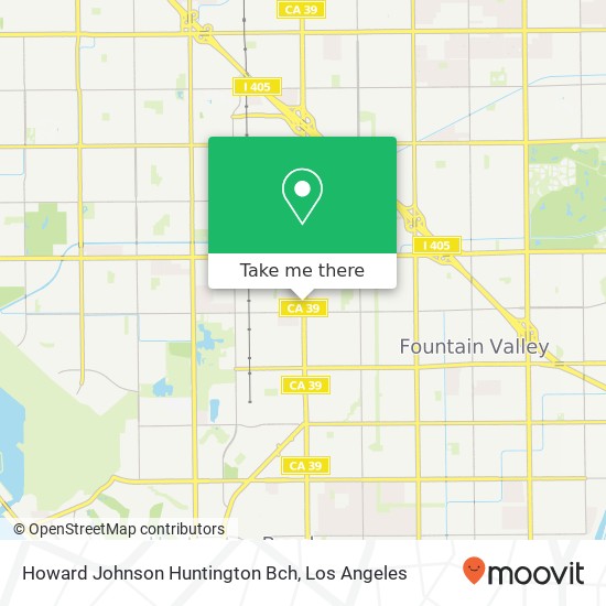 Mapa de Howard Johnson Huntington Bch