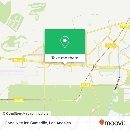Mapa de Good Nite Inn Camarillo
