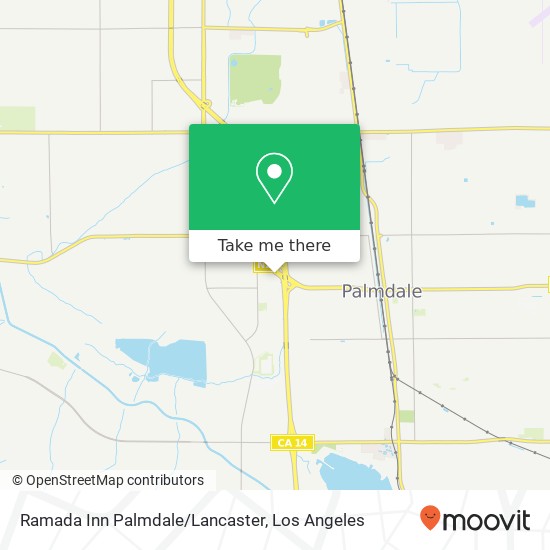 Ramada Inn Palmdale/Lancaster map