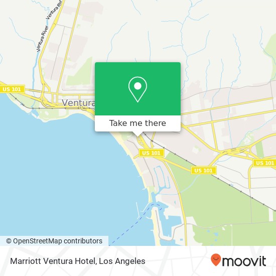 Marriott Ventura Hotel map