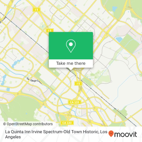 La Quinta Inn Irvine Spectrum-Old Town Historic map