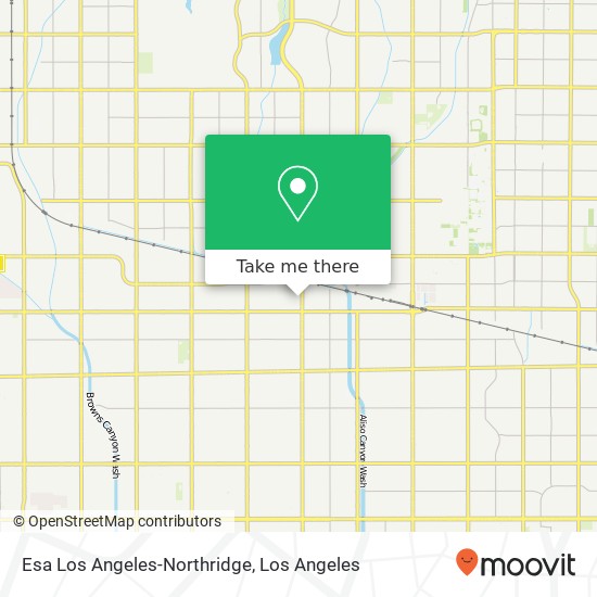 Esa Los Angeles-Northridge map