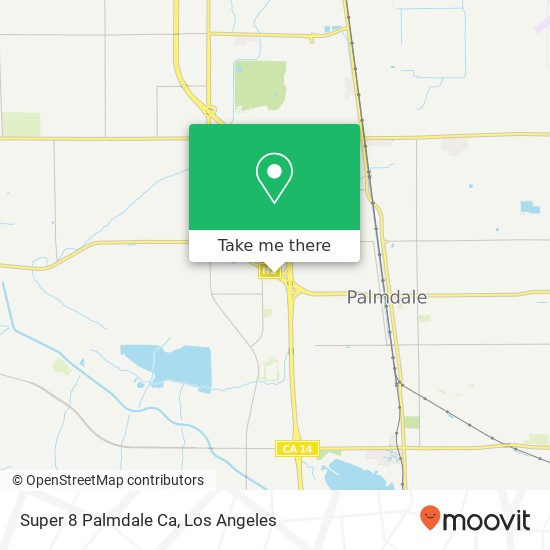 Mapa de Super 8 Palmdale Ca