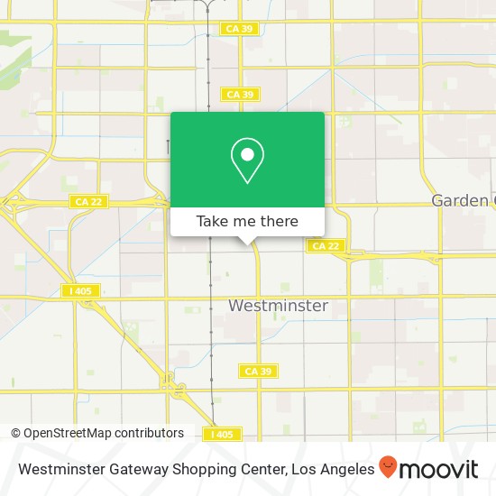 Westminster Gateway Shopping Center map