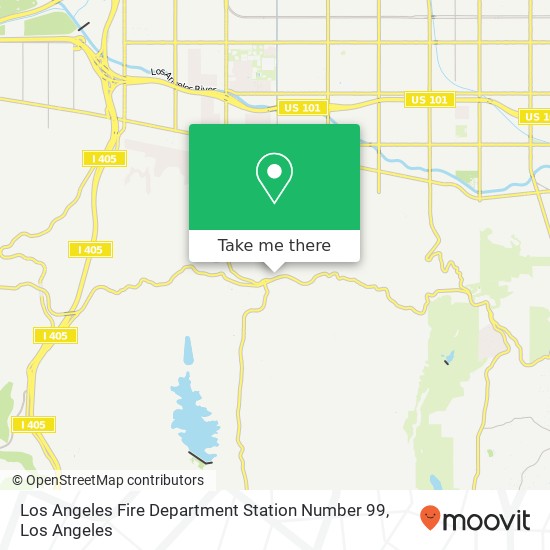 Los Angeles Fire Department Station Number 99 map