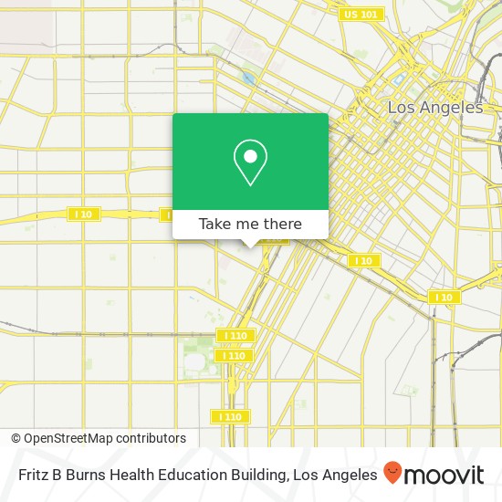 Mapa de Fritz B Burns Health Education Building