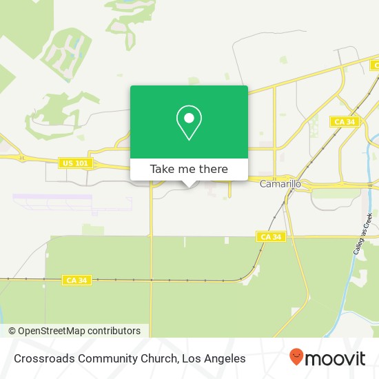 Crossroads Community Church map