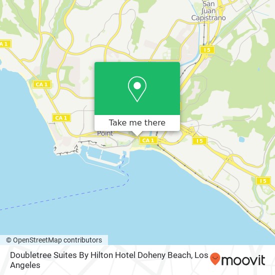 Mapa de Doubletree Suites By Hilton Hotel Doheny Beach