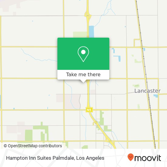 Mapa de Hampton Inn Suites Palmdale