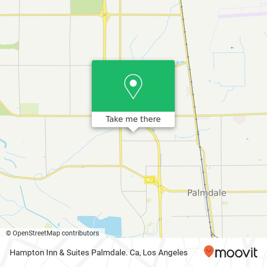 Mapa de Hampton Inn & Suites Palmdale. Ca