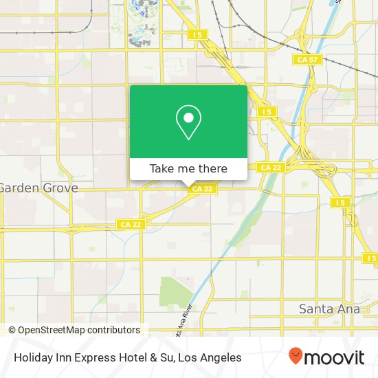 Holiday Inn Express Hotel & Su map