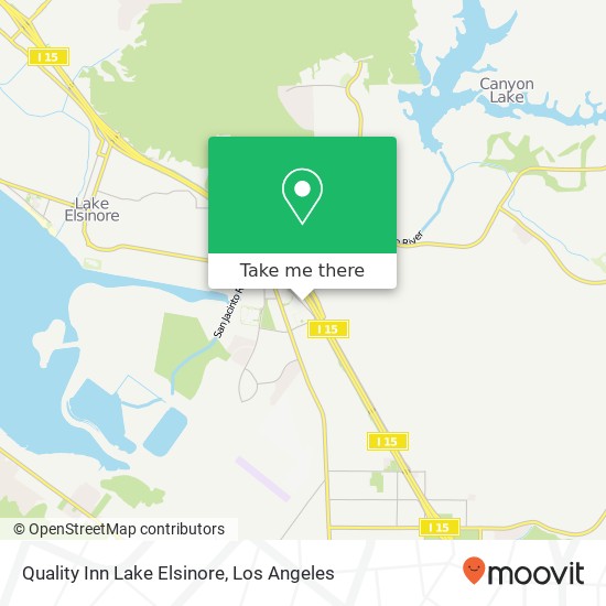 Quality Inn Lake Elsinore map