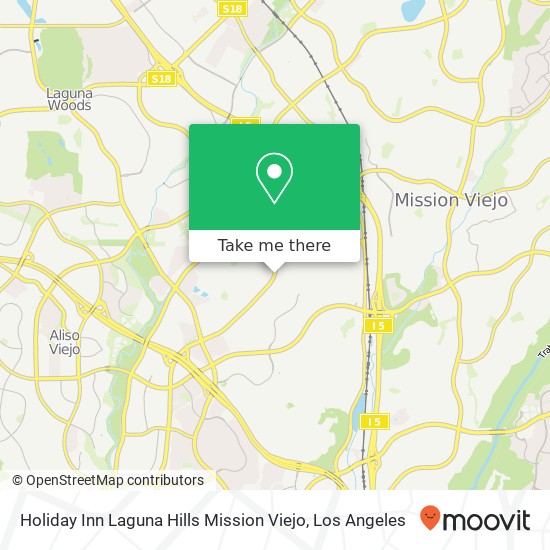 Mapa de Holiday Inn Laguna Hills Mission Viejo