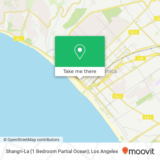 Mapa de Shangri-La (1 Bedroom Partial Ocean)