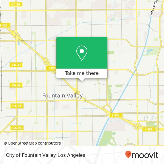 City of Fountain Valley map