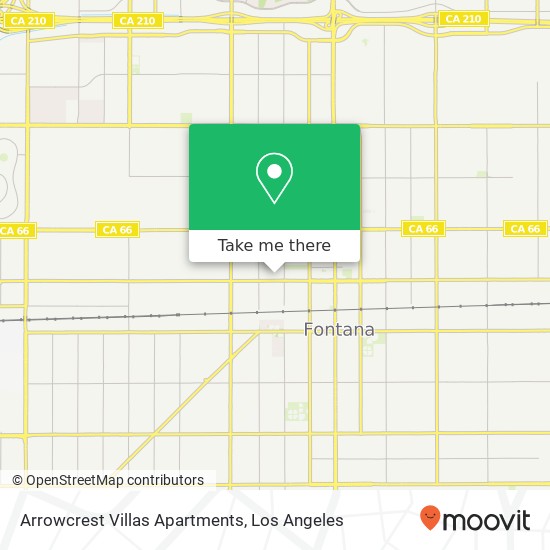 Arrowcrest Villas Apartments map