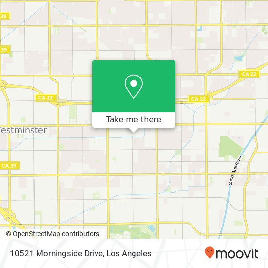 Mapa de 10521 Morningside Drive