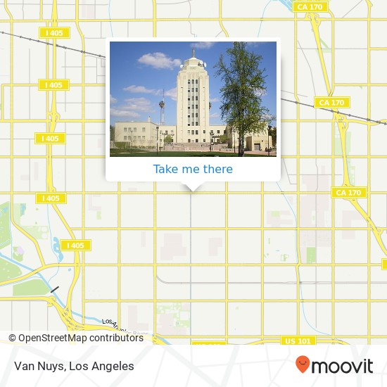 Van Nuys map