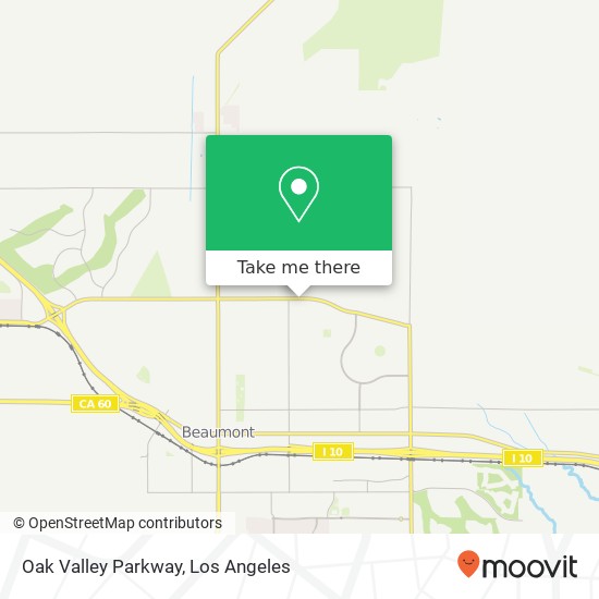 Oak Valley Parkway map