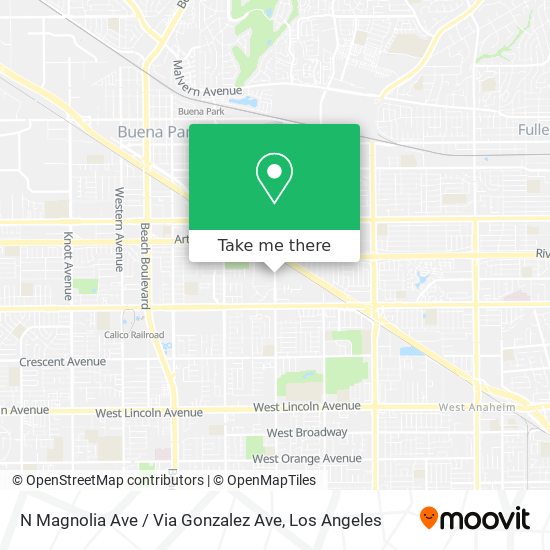 Mapa de N Magnolia Ave / Via Gonzalez Ave