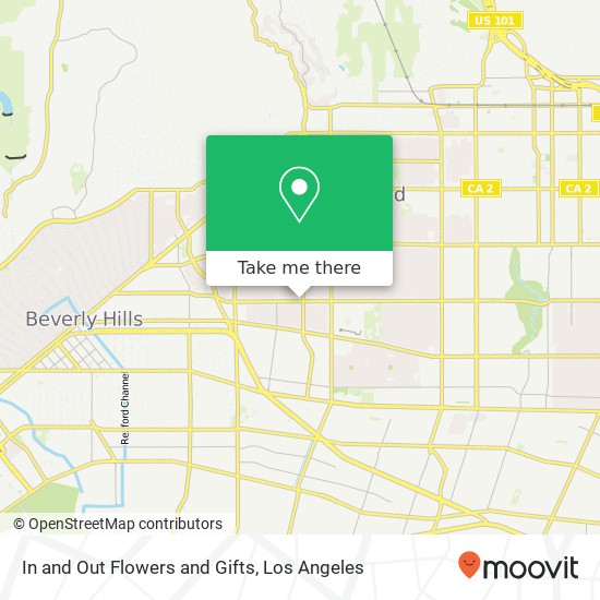 Mapa de In and Out Flowers and Gifts
